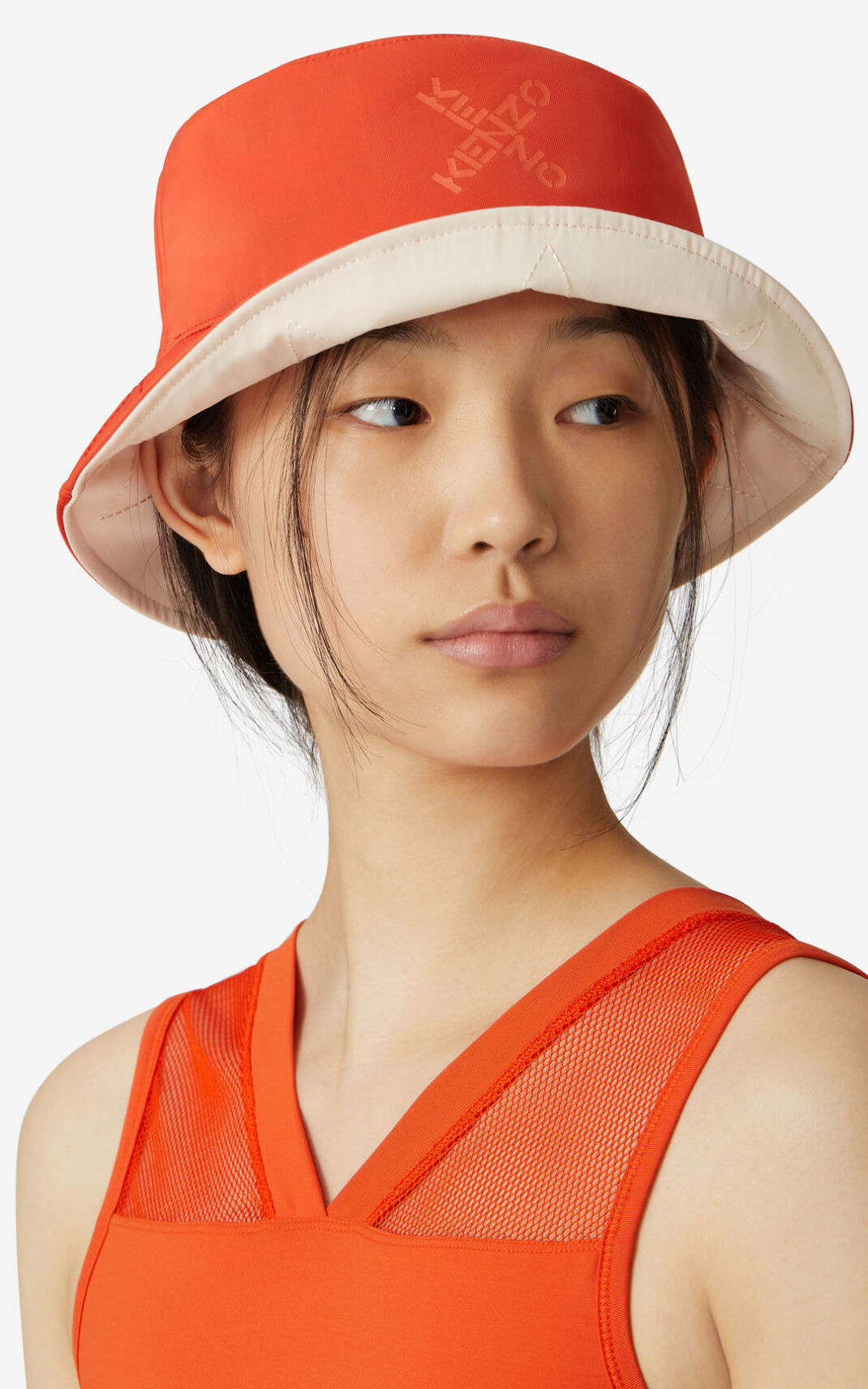 Kenzo Sport Little X Gorro Pescador Mujer Naranjas Oscuro | 7861409-KX